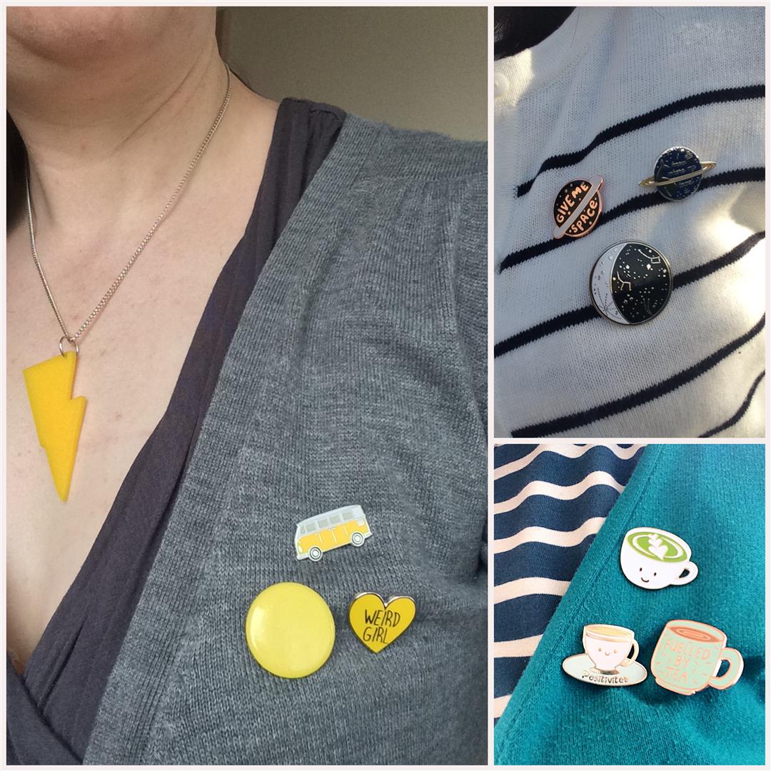 Pins online to wear